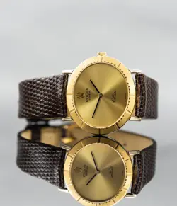 ROLEX CELLINI 18K YELLOW GOLD 33MM GOLD DIAL 4083