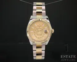 2024 Rolex Sky-Dweller 336933 42mm Champagne Oyster Mens Watch i19509