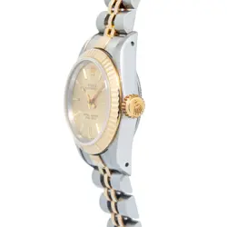 Rolex Oyster Perpetual 67193 18K YG Two tone jubilee Auto 2023 Card Ladies 26mm