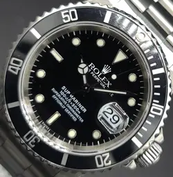 ROLEX MEN'S 40MM STAINLESS STEEL SUBMARINER 16610 W/ PAPERS 1998