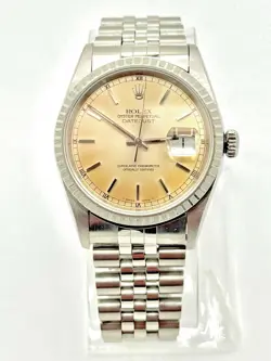 ROLEX DATEJUST 36MM TROPICAL DIAL STAINLESS STEEL JUBILEE BRACELET 16220 - 1993