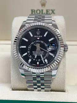 ROLEX SKYDWELLER SKY-DWELLER 326934 STEEL BLACK MINT 2022 JUBILEE
