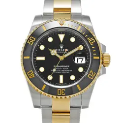 USED ROLEX SUBMARINER DATE 116613LN BLACK CASE: 40×40MM MEN'S WATCH #103015