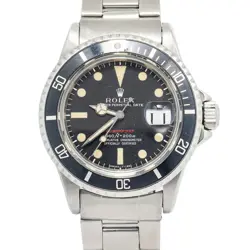 ROLEX 1680 SUBMARINER DATE OYSTER STAINLESS STEEL BLACK DIAL AUTO WATCH 40MM