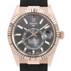 ROLEX SKY-DWELLER 326235 SLATE (GRAY) RANDOM NUMBER SECOND HAND MENS