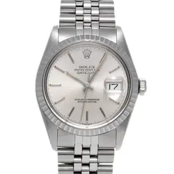 ROLEX DATEJUST 16030 SILVER WATCH 678741