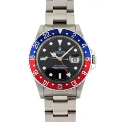 ROLEX 16750 GMT-MASTER PEPSI 40MM 1986