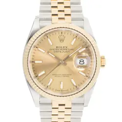 ROLEX DATEJUST 36 126233 CHAMPAGNE  WARRANTY 2020 BOX/PAPER