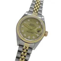 ROLEX DATEJUST 10P DIAMOND YG 79173G TO214564