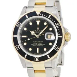 ROLEX SUBMARINER DATE K18YG×SS 16803 TO214070