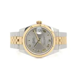 ROLEX DATEJUST COMBINATION RHODIUM ROMAN INDEX 31MM 178273 140317427