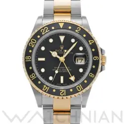 USED ROLEX GMT MASTER II 16713 BLACK CASE: 40×40MM MEN'S WATCH #103015