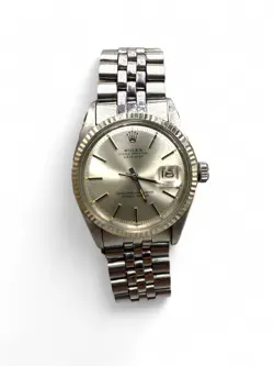 ROLEX DATEJUST 36MM REF. 1601 FERRULE WHITE GOLD IN PERFECT CONDITION