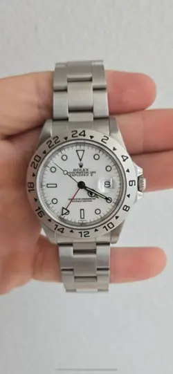 ROLEX EXPLORER II 16570 POLAR MINT WITH PAPERS!