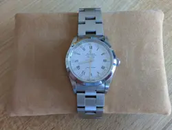 ROLEX AIR-KING 14000M WITH PAPERS AND BOX.