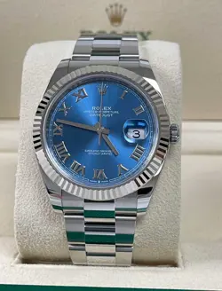 ROLEX DATEJUST 41 126334 BLUE ROMAN OYSTER MINT 2022