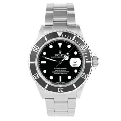 ROLEX SUBMARINER DATE STAINLESS STEEL BLACK DIAL 40MM M16610 FULL SET