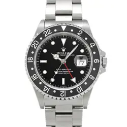 USED ROLEX GMT MASTER 16700 BLACK CASE: 40×40MM MEN'S WATCH #104015