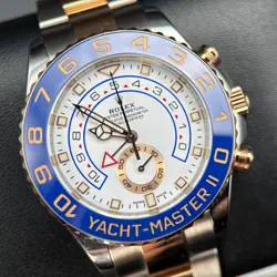 ROLEX YACHT-MASTER II 116681 MERCEDES HAND TWO-TONE ROSE GOLD 44MM WATCH - 2018
