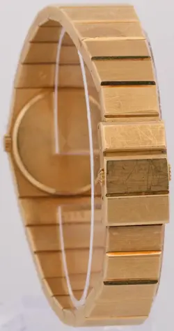 UNPOLISHED 1970 Ladies Rolex QUEEN MIDAS Champagne 18K Yellow Gold 24mm 3581