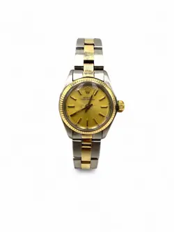 ROLEX OYSTER PERPETUAL LADY 26MM GOLD AND STEEL REF. 6719 IN EXCELLENT CONDITION