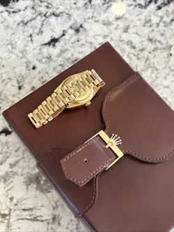 Rolex Day-Date 18038 Gold President Bracelet with Gold Bezel - Year 1979