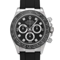 ROLEX COSMOGRAPH DAYTONA 116519LNG BLACK/DIAMOND WATCH 681708