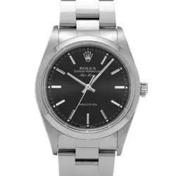 ROLEX AIR-KING 14000M BLACK WATCH 680702
