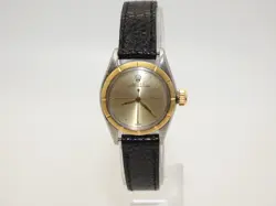 ROLEX OYSTER PERPETUAL 6621 LADIES 25MM TWO TONE ZEPHYR WATCH CIRCA 1960 #WI363