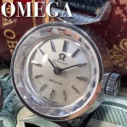 OMEGA LADYMATIC ANTIQUE 18K SOLID GOLD HAND-WOUND ROLEX VINTAGE WATCH FROM JAPA