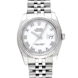 ROLEX DATEJUST 116234 WHITE WATCH 680855