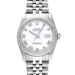ROLEX DATEJUST 16220 WHITE WATCH 680854
