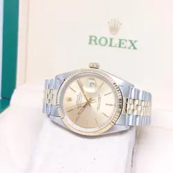 Rolex 36mm 14K Half YG Champagne Sticks Dial Datejust REF: 16013 (1978)