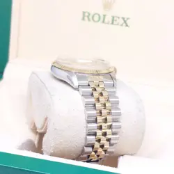 Rolex 36mm 14K Half YG Champagne Sticks Dial Datejust REF: 16013 (1978)