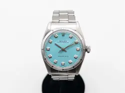 $12,000 ROLEX 34MM OYSTER PERPETUAL MIDSIZE TIFFANY & CO DIAMOND SS WATCH WTY