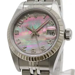 ROLEX Datejust Black Shell Dial K18WG watch women TO163623