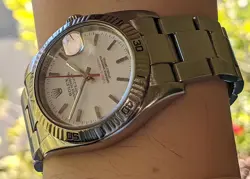 ROLEX 116264 DATEJUST TURN-O-GRAPH AUTOMATIC 36MM MEN'S WATCH, DOESN'T RUN
