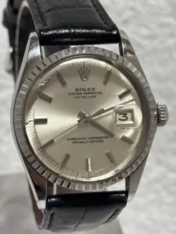 ROLEX DATEJUST 1603 AUTO CAL.1570 MEN’S WATCH SILVER DIAL USED