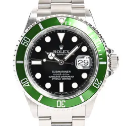 USED ROLEX SUBMARINER 16610LV BLACK CASE: 40MM BAND: 18CM MEN'S WATCH #1018015