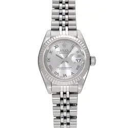 ROLEX Datejust 79174 gray WATCH 681113