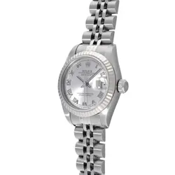 ROLEX Datejust 79174 gray WATCH 681113