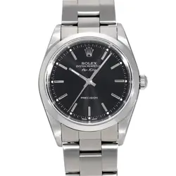 ROLEX AIR-KING 14000M BLACK WATCH 680976