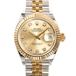 USED ROLEX DATEJUST 28 279173G/J YELLOW CASE: 28MM LADIES WATCH #102015