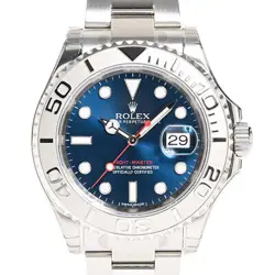 USED ROLEX YACHT MASTER 116622 BLUE CASE: 40MM MEN'S WATCH #1018015