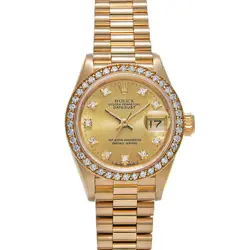 USED ROLEX DATEJUST 69138G CASE: 26×26MM BAND: 15.5CM LADIES WATCH #102015