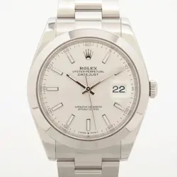 ROLEX DATEJUST 126300 SS SS AT SILVER-FACE