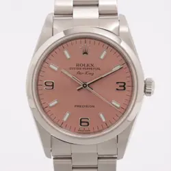 ROLEX AIR-KING 14000M SS SS AT PINK-FACE