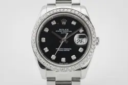 ROLEX DATEJUST 36 116234 AFTERMARKET DIAMONDS