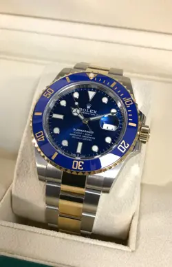 NEW 2025 ROLEX SUBMARINER 126613LB SILVER AND GOLD