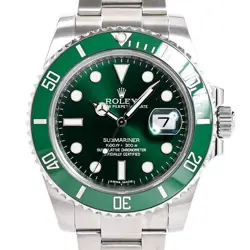 USED ROLEX SUBMARINER 116610LV GREEN CASE: 40MM MEN'S WATCH #103015
